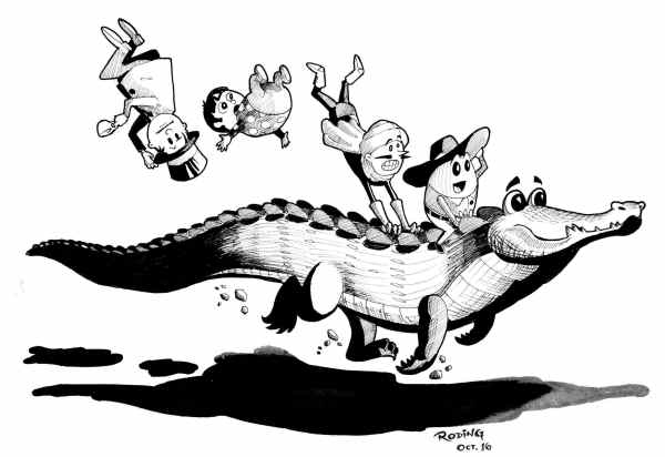 Alligator and friends
