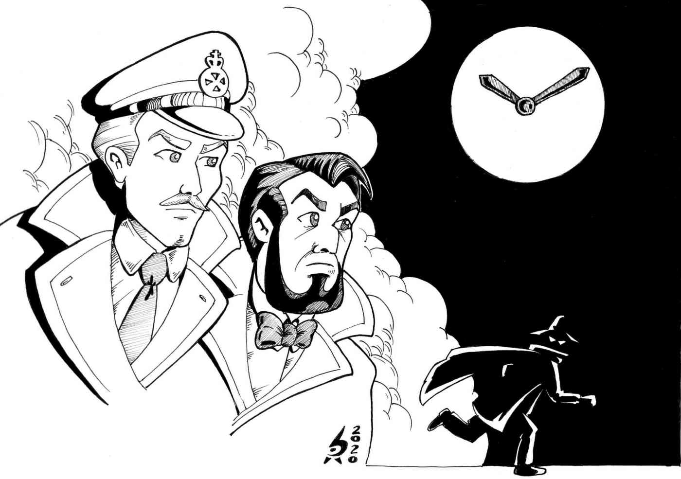 Blake and Mortimer tribute poster